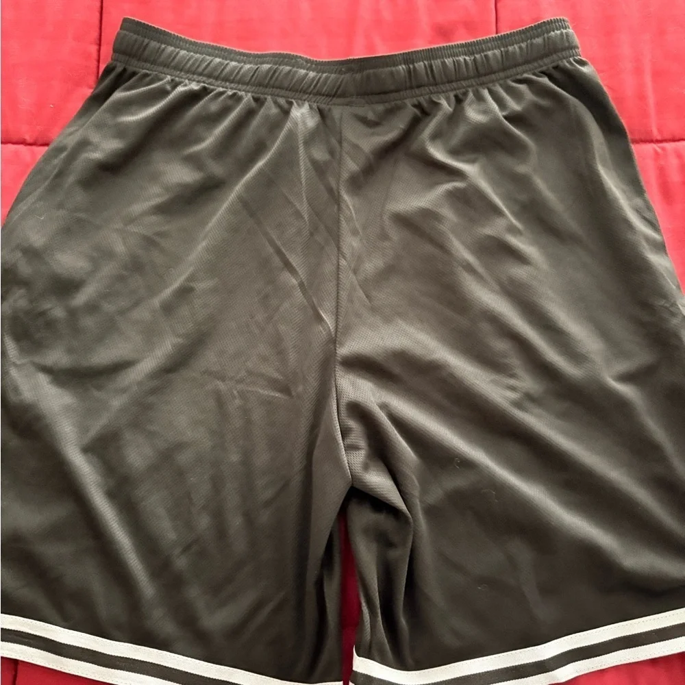Men's Black Athletic Shorts - Picture 2 of 2